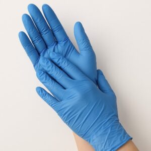 Rękawice niebieskie XL 100szt nitrylowe bezpudrowe SD Glove